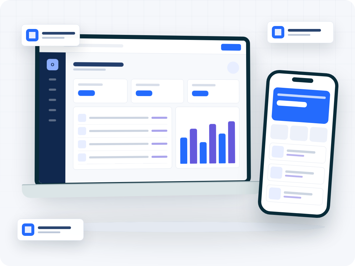 Opentiq business ecosystem connecting management software, mobile access, customer tools, and support